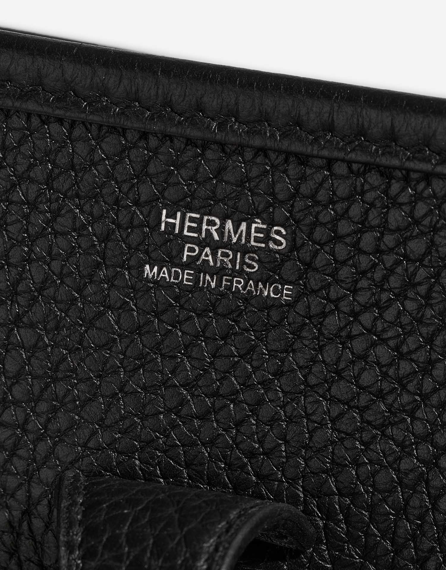 Pre-owned Hermès bag Evelyne 29 Clemence Black Black Logo | Sell your designer bag on Saclab.com