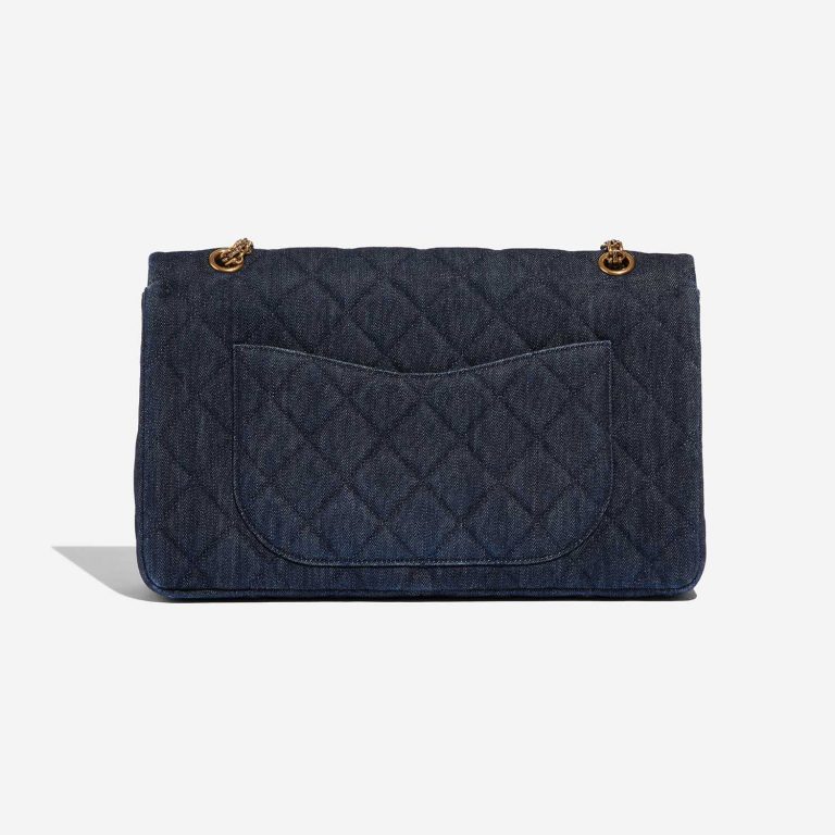 Pre-owned Chanel bag 2.55 Reissue 227 Denim Blue Blue Back | Sell your designer bag on Saclab.com