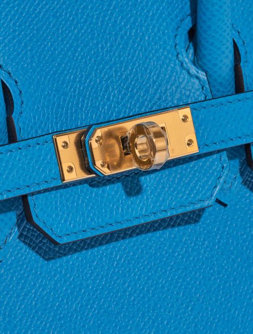 Sac Hermès d'occasion Birkin 25 Epsom Blue Frida Blue Closing System | Vendez votre sac de créateur sur Saclab.com