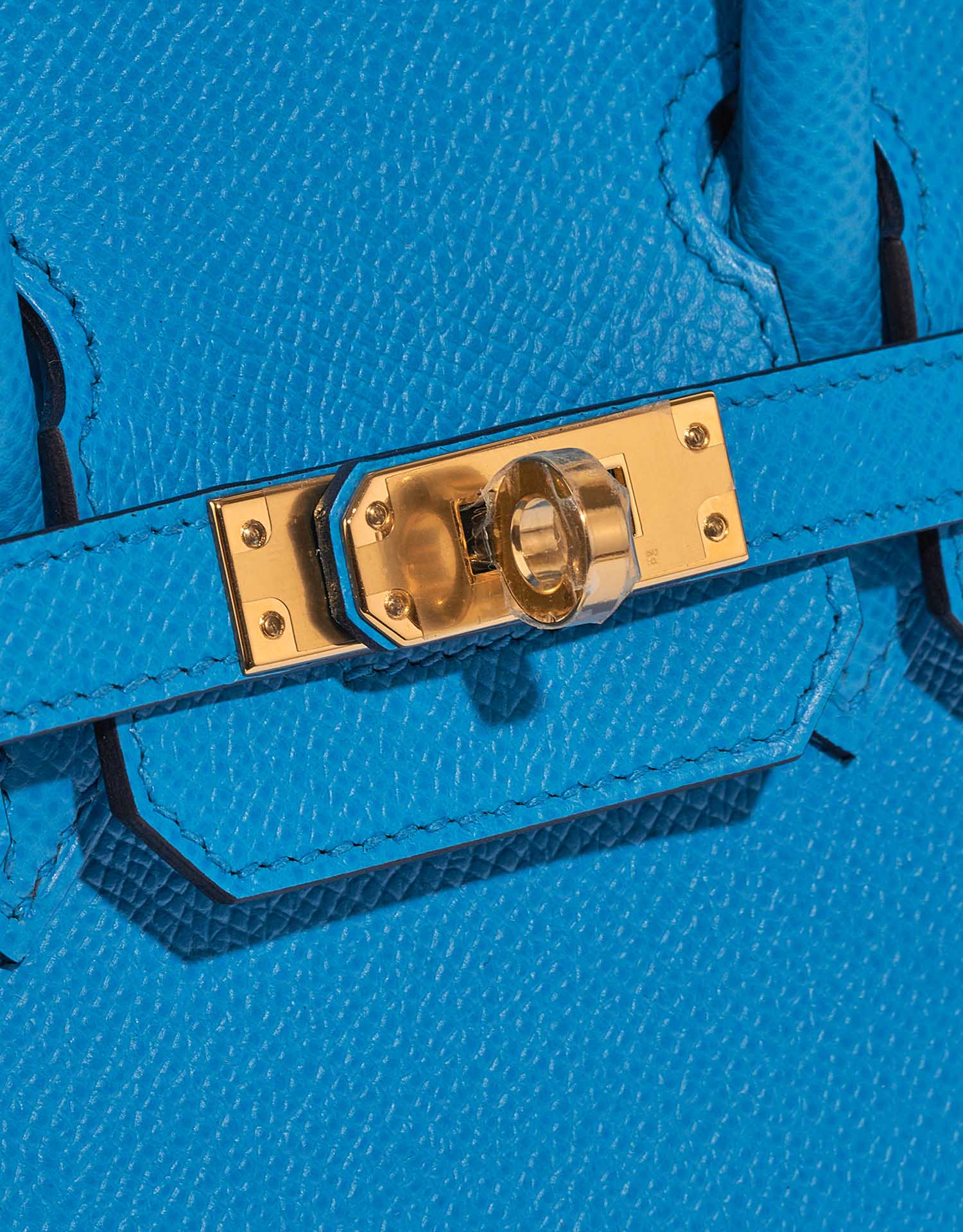 Hermès Birkin 25cm Bleu Frida Sellier Epsom Leather with Gold