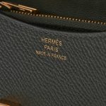 Pre-owned Hermès bag Constance Slim Wallet Epsom Vert de Gris Green Logo | Sell your designer bag on Saclab.com