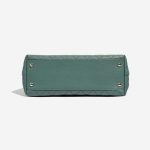 Pre-owned Chanel bag Timeless Handle Medium Caviar Mint Green Green Bottom | Sell your designer bag on Saclab.com