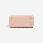 Pre-owned Dior bag Lady Medium Calf Light Pink Rose Bottom | Sell your designer bag on Saclab.com