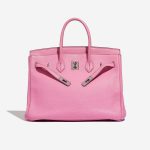 Pre-owned Hermès bag Birkin 35 Clemence Bubblegum Pink Front Open | Sell your designer bag on Saclab.com