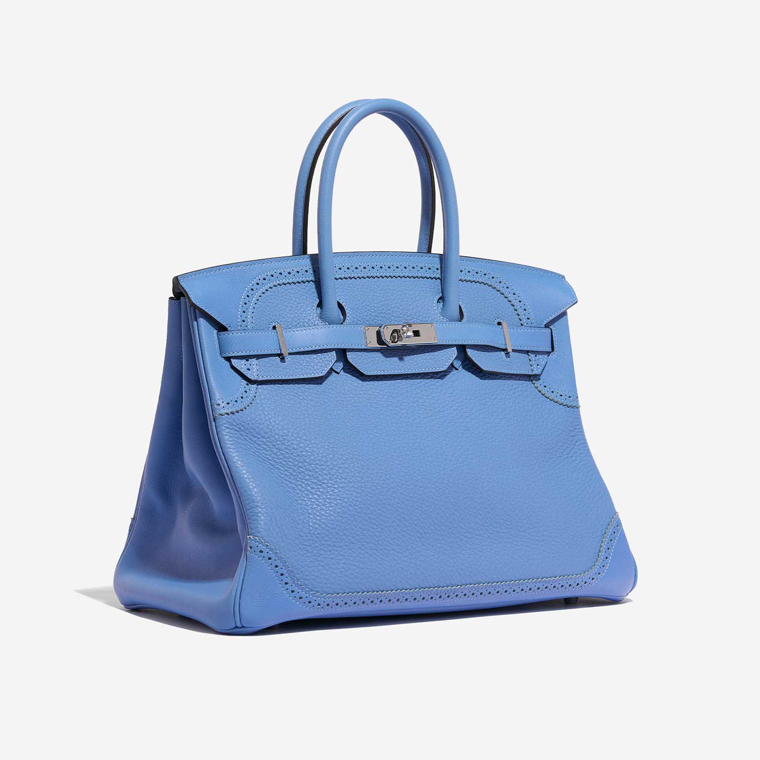 Hermès Blue Clemence Birkin 35 | 35cm