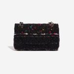 Pre-owned Chanel bag Timeless Medium Tweed Black / Multicolour Black, Multicolour Back | Sell your designer bag on Saclab.com