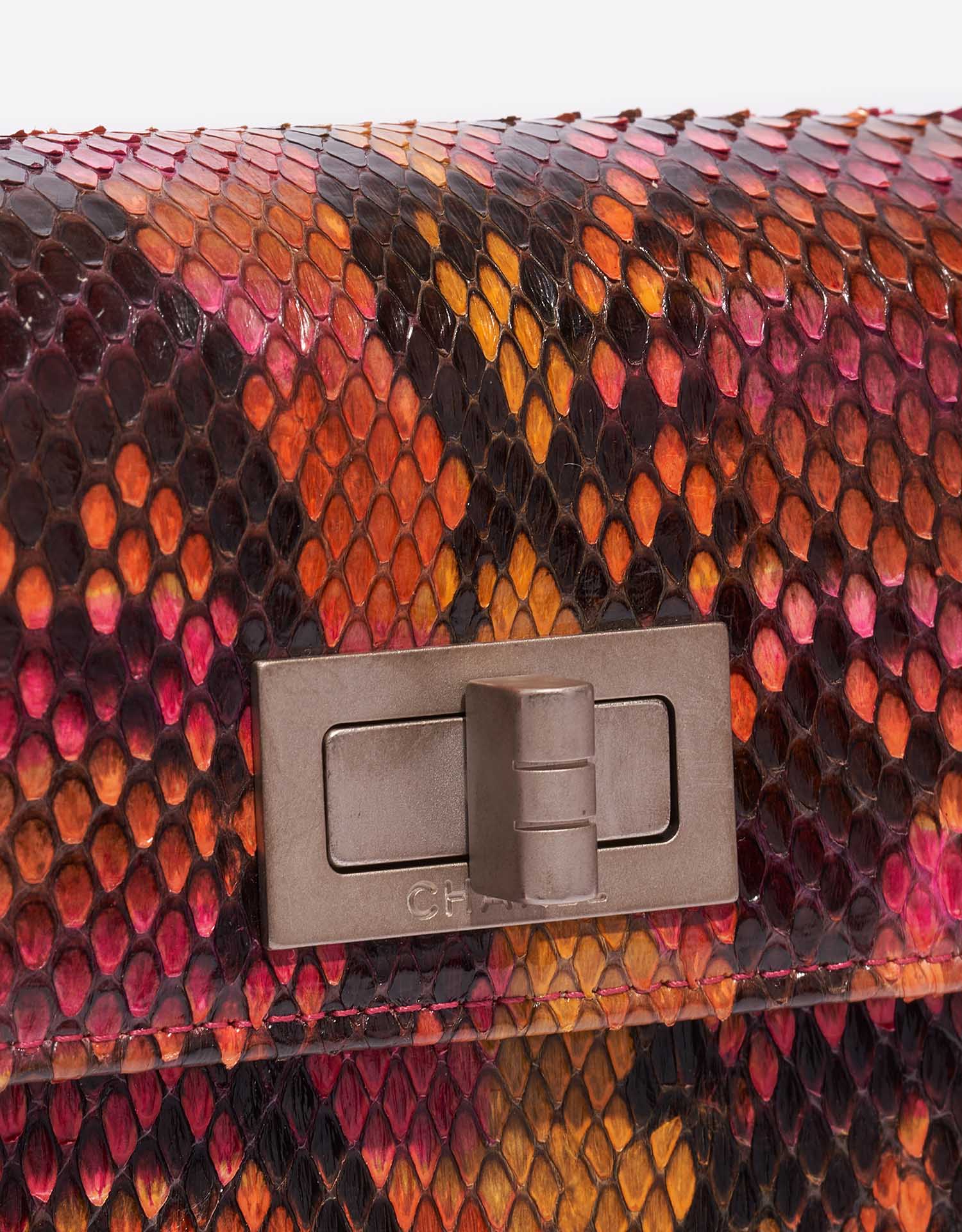 Sac Chanel d'occasion 2.55 Reissue Clutch Python Multicolore Multicolore, Orange, Rose Système de fermeture | Vendez votre sac de créateur sur Saclab.com