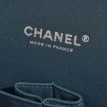 Pre-owned Chanel bag Timeless Maxi Caviar Pearly Blue Blue Logo | Sell your designer bag on Saclab.com