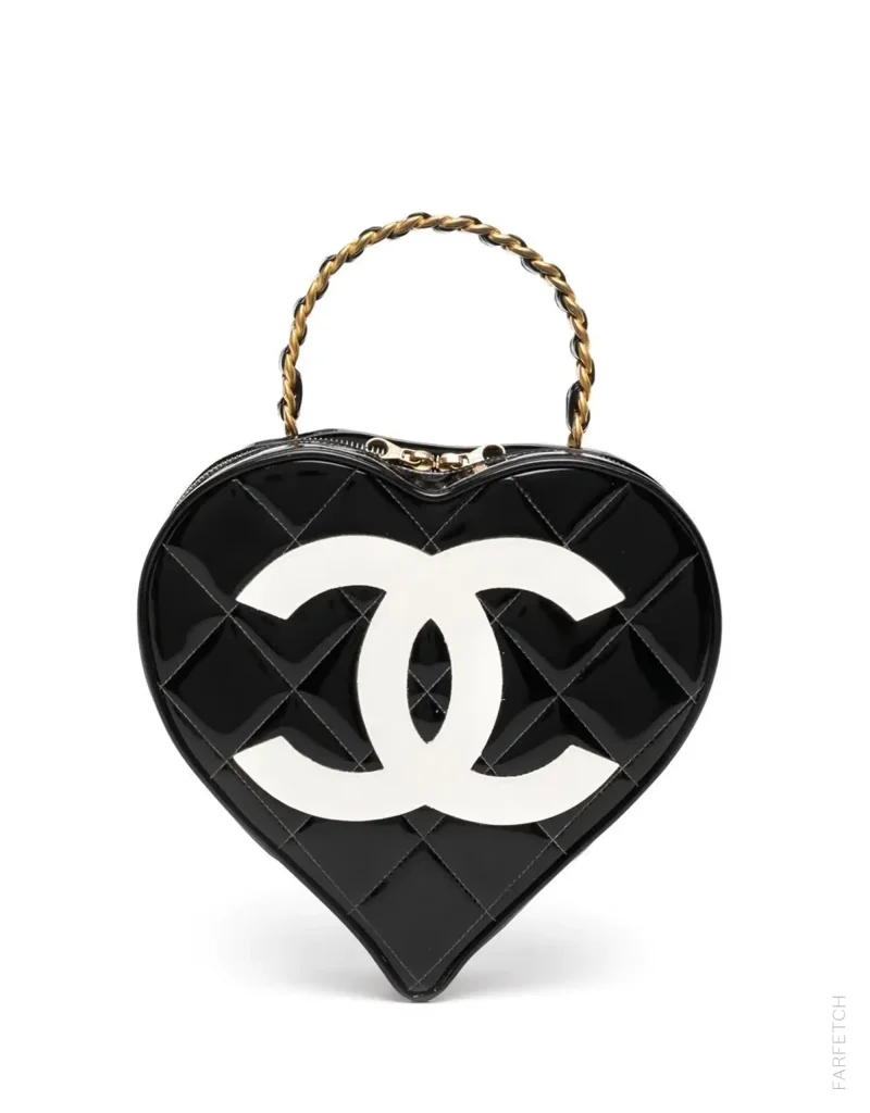 CHANEL Pre-Owned Quilted Heart Coin Purse - Farfetch