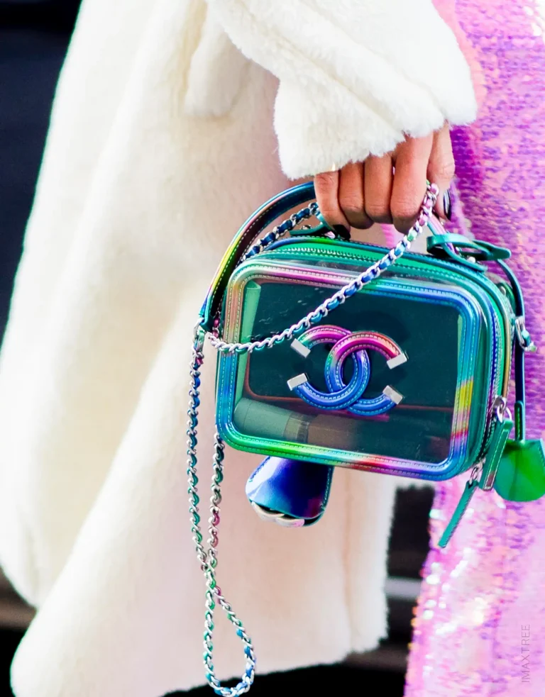 Chanel PVC Vanity Case Regenbogen