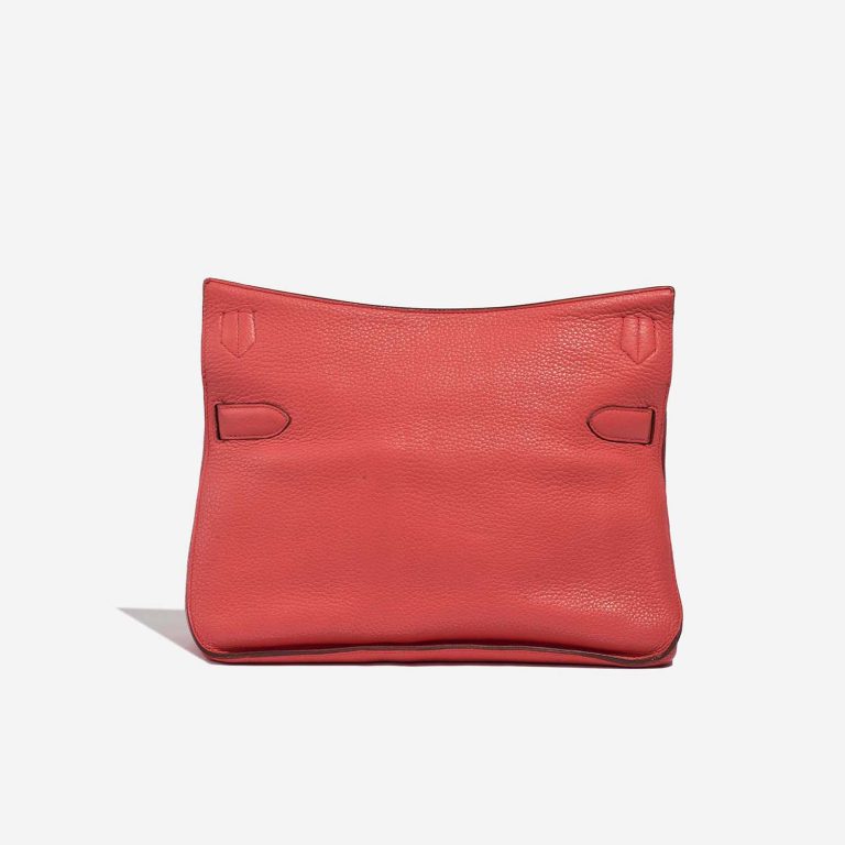 Pre-owned Hermès bag Jypsière 34 Taurillon Clemence Rouge Pivoine Red Back | Sell your designer bag on Saclab.com