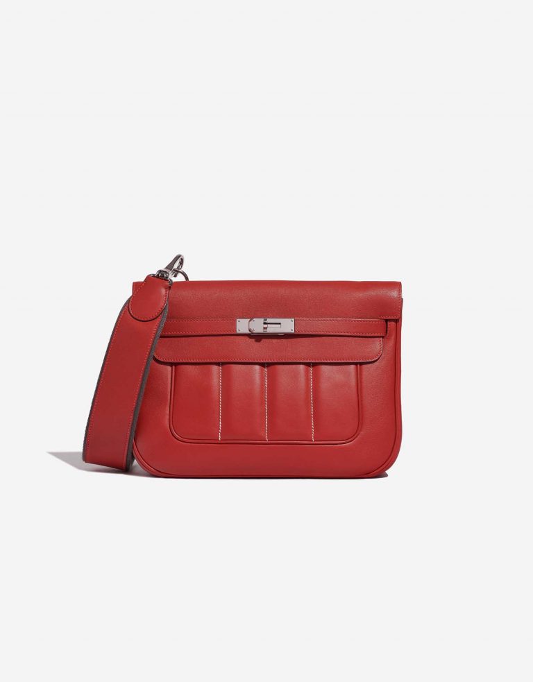Pre-owned Hermès Tasche Berline 28 Swift Rouge Tomate Red Front | Verkaufen Sie Ihre Designer-Tasche auf Saclab.com