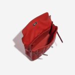 Pre-owned Hermès bag Berline 28 Swift Rouge Tomate Red Inside | Sell your designer bag on Saclab.com