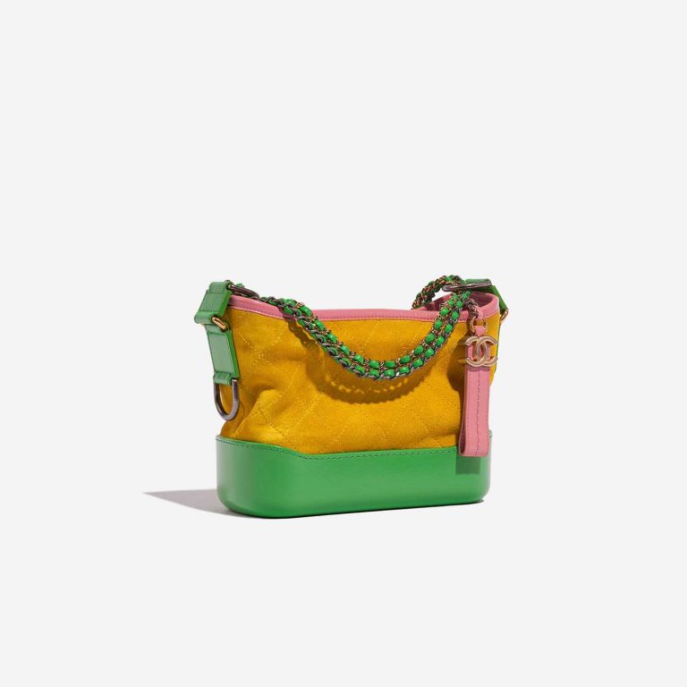 Sac Chanel d'occasion Gabrielle Small Calf / Suede Multicolore Multicolore, Yellow Side Front | Vendez votre sac de créateur sur Saclab.com