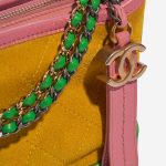 Pre-owned Chanel bag Gabrielle Small Calf / Suede Multicolour Multicolour, Yellow Closing System | Sell your designer bag on Saclab.com
