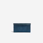 Pre-owned Chanel bag WOC Lizard Blue Blue Back | Sell your designer bag on Saclab.com