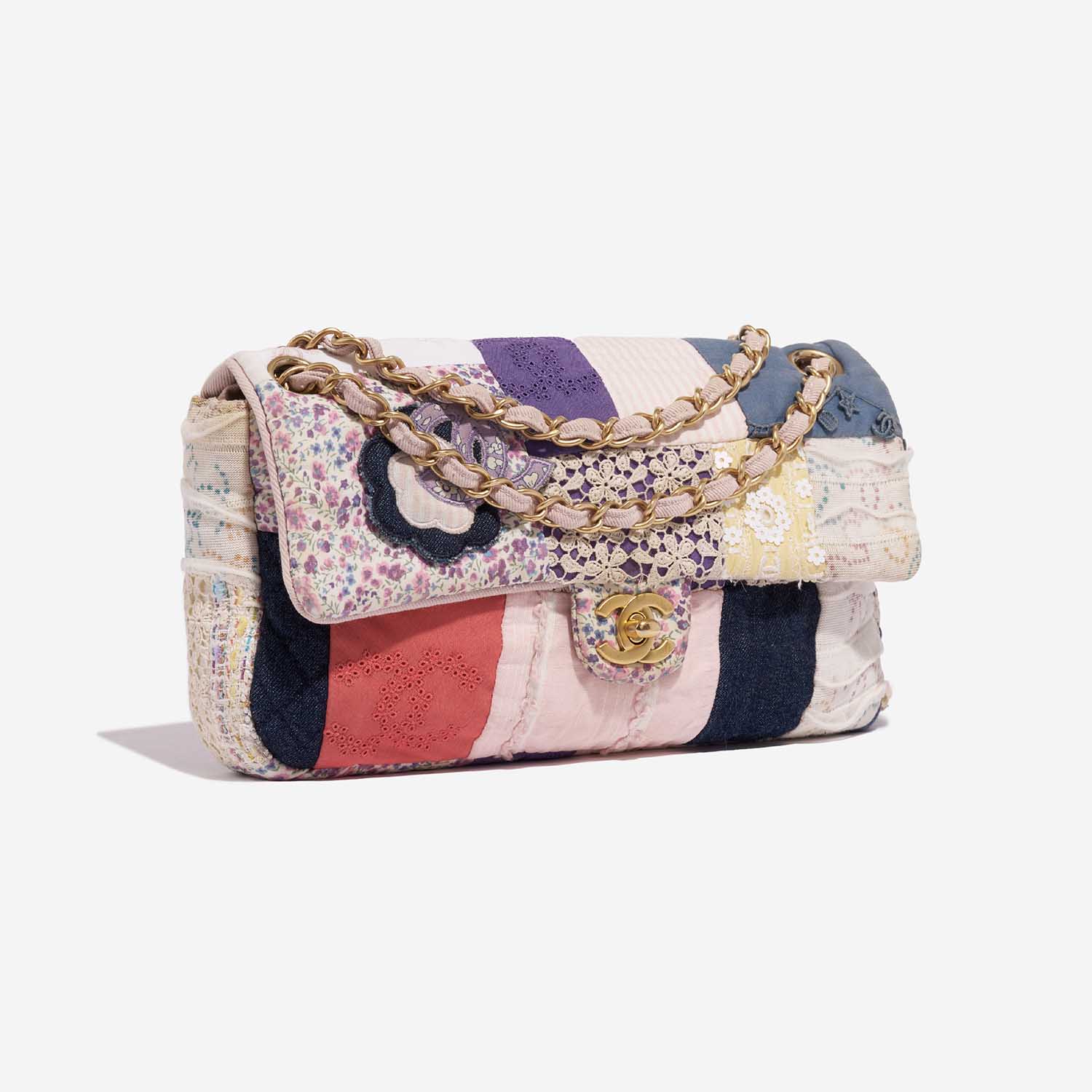 Pre-owned Chanel bag Timeless Medium Patchwork Multicolour Multicolour Side Front | Sell your designer bag on Saclab.com