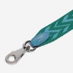 Pre-owned Hermès bag Strap Canvas Turquoise / Mint Blue, Green Logo | Sell your designer bag on Saclab.com