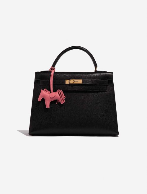 Pre-owned Hermès bag Rodeo PM Milo Rose Azalee Rose Front | Sell your designer bag on Saclab.com
