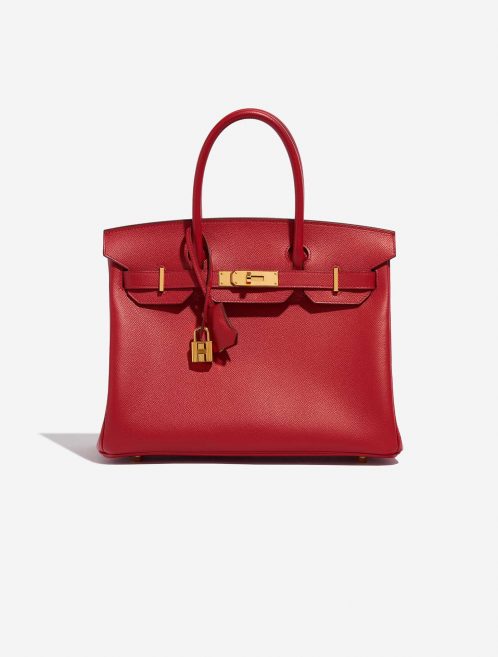 Occasion Sac Hermès Birkin 30 Epsom Rouge Casaque Red Front | Vendre votre sac de créateur sur Saclab.com