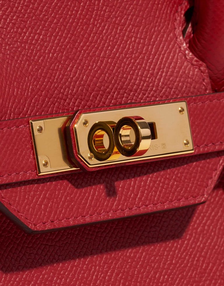 Pre-owned Hermès bag Birkin 30 Epsom Rouge Casaque Red Front | Sell your designer bag on Saclab.com