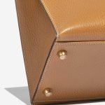 Pre-owned Hermès bag Kelly 32 Ardennes Moutarde Beige Detail | Sell your designer bag on Saclab.com