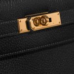 Pre-owned Hermès bag Kelly 32 Ardennes Black Black Closing System | Sell your designer bag on Saclab.com