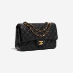 Pre-owned Chanel bag Timeless Medium Lamb Black Black Side Front | Sell your designer bag on Saclab.com