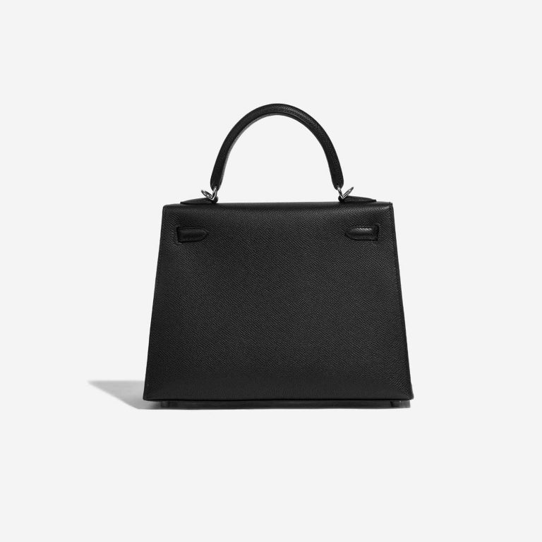 Pre-owned Hermès bag Kelly 28 Epsom Black Black Back | Sell your designer bag on Saclab.com