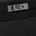 Pre-owned Hermès bag Kelly 28 Epsom Black Black Closing System | Sell your designer bag on Saclab.com