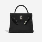 Pre-owned Hermès bag Kelly 28 Togo Black Black Front Open | Sell your designer bag on Saclab.com