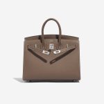 Pre-owned Hermès bag Birkin 25 Epsom Etoupe Brown Front Open | Sell your designer bag on Saclab.com