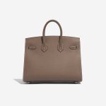 Pre-owned Hermès bag Birkin 25 Epsom Etoupe Brown Back | Sell your designer bag on Saclab.com