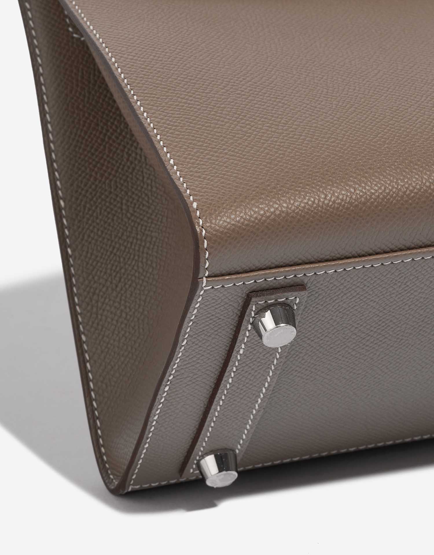 Gebrauchte Hermès Tasche Birkin 25 Epsom Etoupe Braun Detail | Verkaufen Sie Ihre Designer-Tasche auf Saclab.com