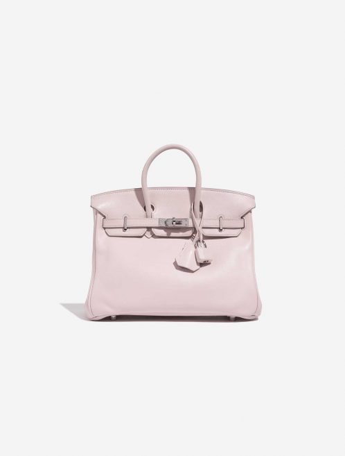 Sac Hermès d'occasion Birkin 25 Swift Rose Dragee Rose Front | Vendez votre sac de créateur sur Saclab.com