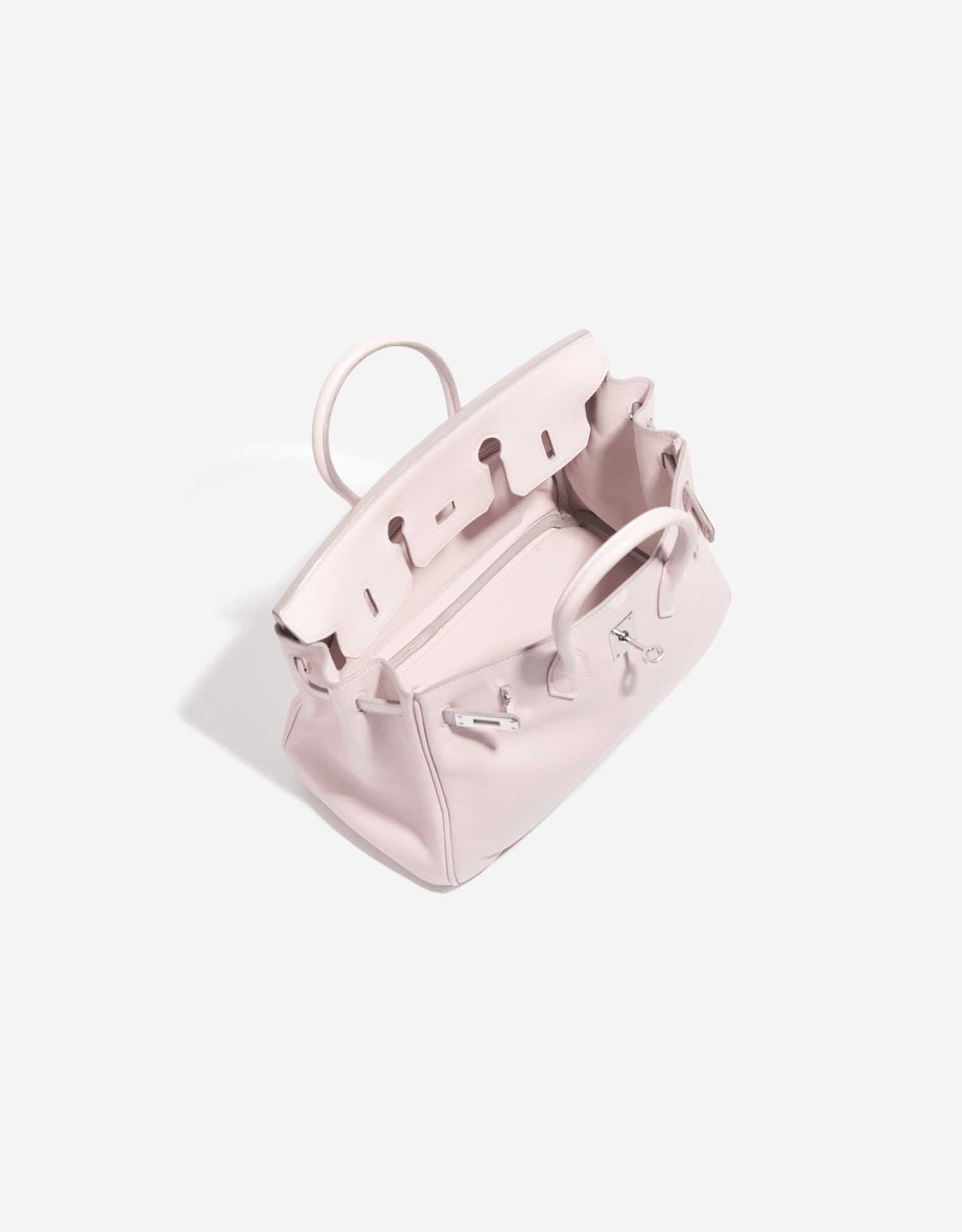 Gebrauchte Hermès Tasche Birkin 25 Swift Rose Dragee Rose Inside | Verkaufen Sie Ihre Designer-Tasche auf Saclab.com