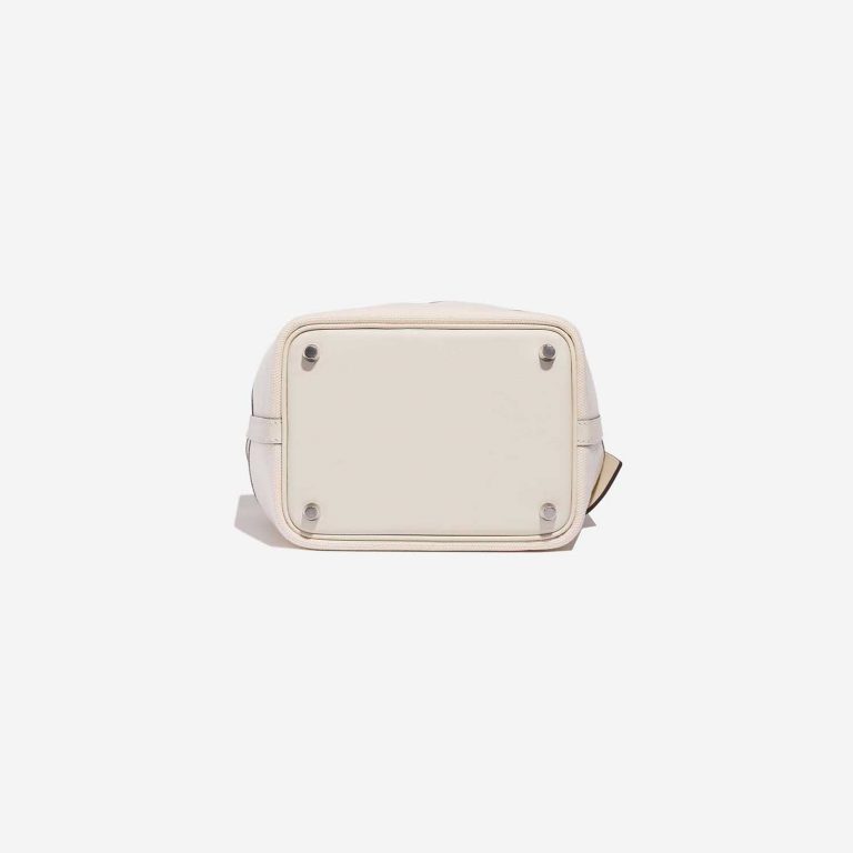 Pre-owned Hermès bag Picotin Cargo 18 Nata Canvas / Swift Nata White Bottom | Sell your designer bag on Saclab.com