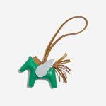 Pre-owned Hermès bag Rodeo Pegasus PM Milo Menthe / Sesame / Blue Brume Green Front | Sell your designer bag on Saclab.com