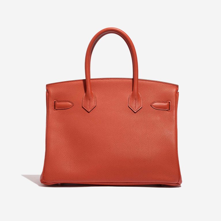 Pre-owned Hermès bag Birkin 30 Togo Geranium Red | Sell your designer bag on Saclab.com