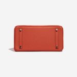Pre-owned Hermès bag Birkin 30 Togo Geranium Red | Sell your designer bag on Saclab.com