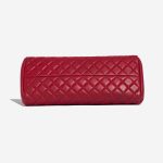 Pre-owned Chanel bag Bowling Mademoiselle Medium Lamb Raspberry Red Red Bottom | Sell your designer bag on Saclab.com