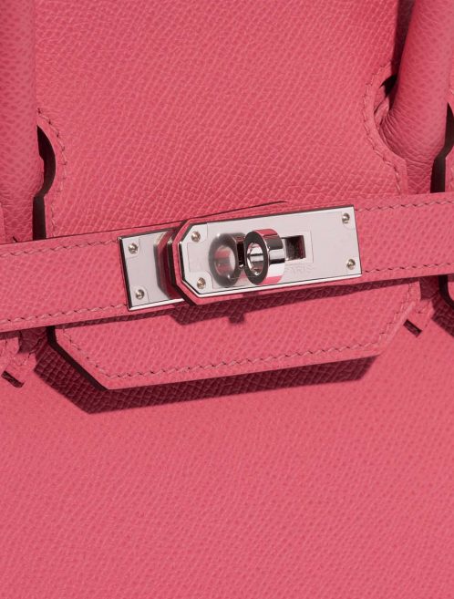 Pre-owned Hermès bag Birkin 30 Epsom Rose Azalee Rose Closing System | Sell your designer bag on Saclab.com