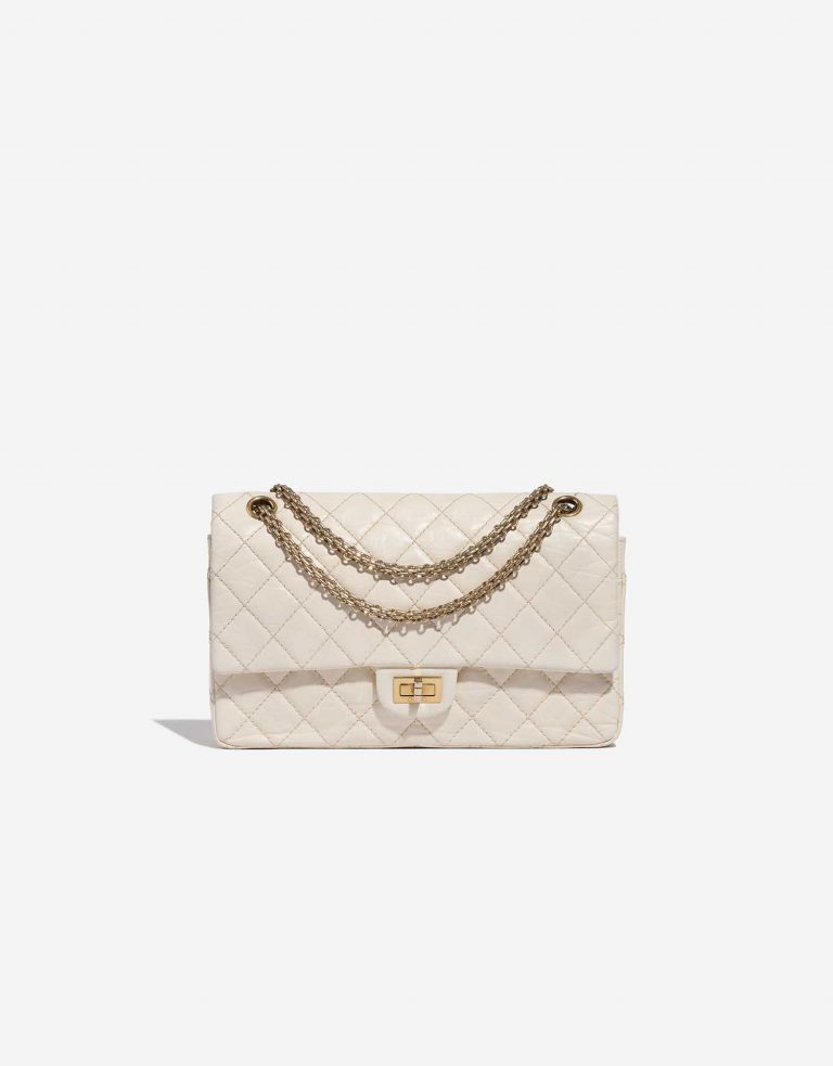 Pre-owned Chanel bag 2.55 Reissue 226 Calf Beige Beige Front | Sell your designer bag on Saclab.com