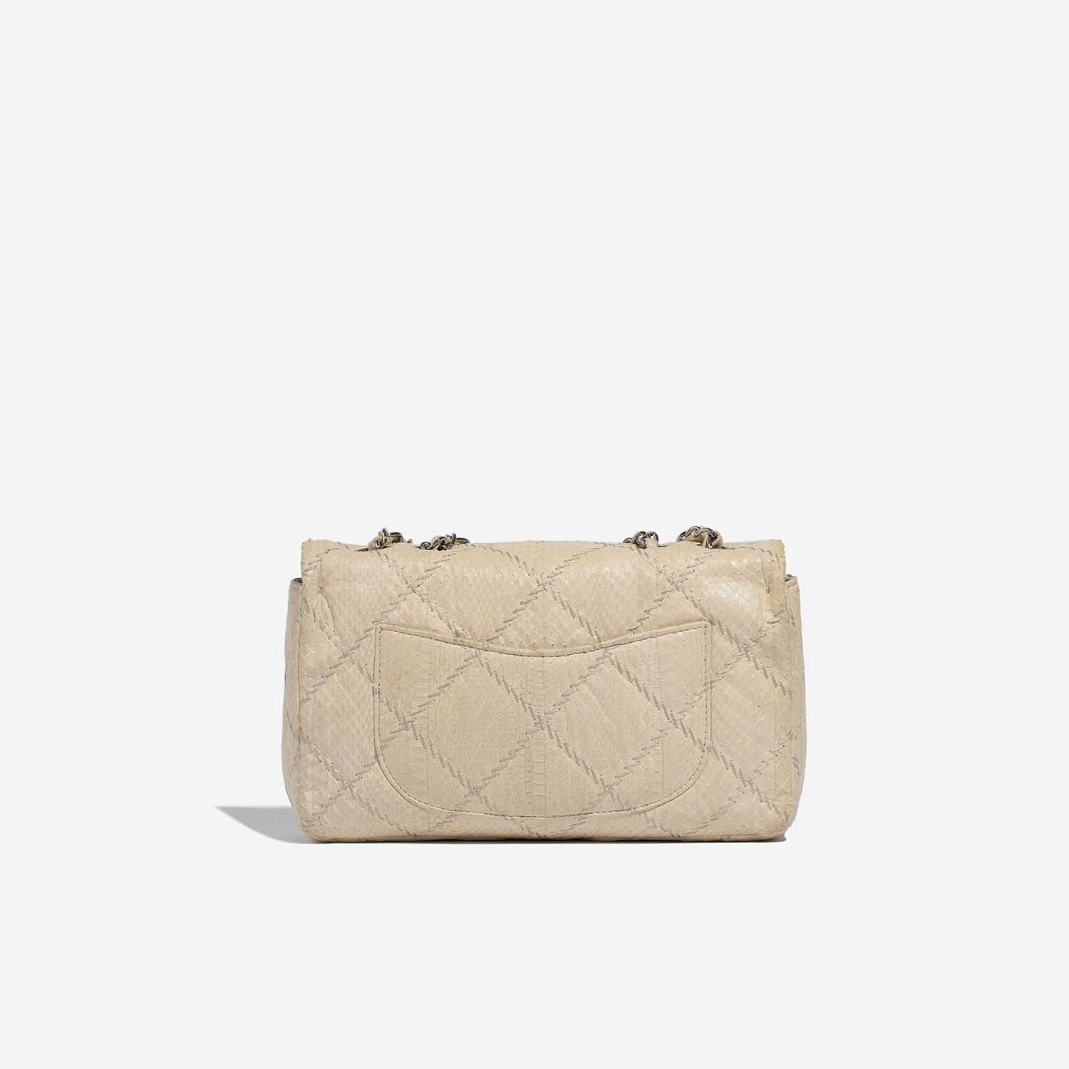 Pre-owned Chanel Tasche Timeless Medium Python Beige Beige Back | Verkaufen Sie Ihre Designer-Tasche auf Saclab.com