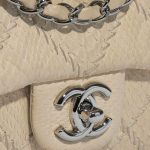 Pre-owned Chanel bag Timeless Medium Python Beige Beige Closing System | Sell your designer bag on Saclab.com