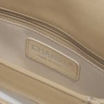 Pre-owned Chanel bag Timeless Medium Python Beige Beige Logo | Sell your designer bag on Saclab.com