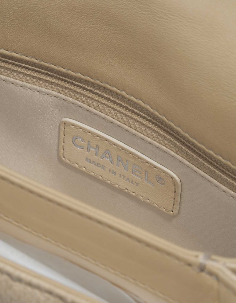 Sac Chanel d'occasion Timeless Medium Python Beige Beige Logo | Vendez votre sac de créateur sur Saclab.com