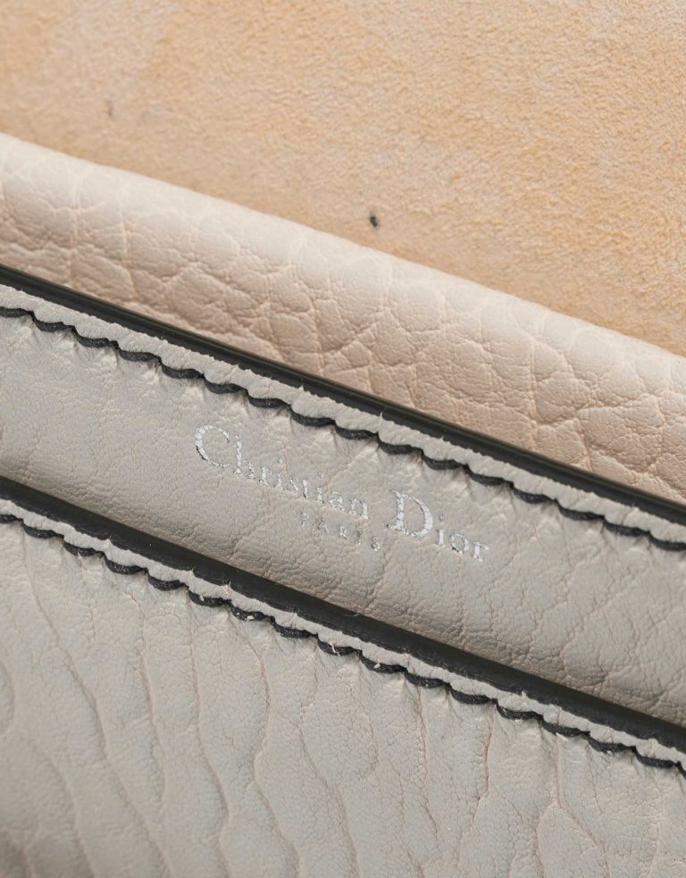 Pre-owned Dior bag J’Adior Crumpled Calf Cream White Logo | Sell your designer bag on Saclab.com