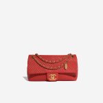 Pre-owned Chanel bag Timeless Medium Calf Red Red Front | Sell your designer bag on Saclab.com