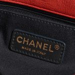 Pre-owned Chanel bag Timeless Medium Calf Red Red Logo | Sell your designer bag on Saclab.com
